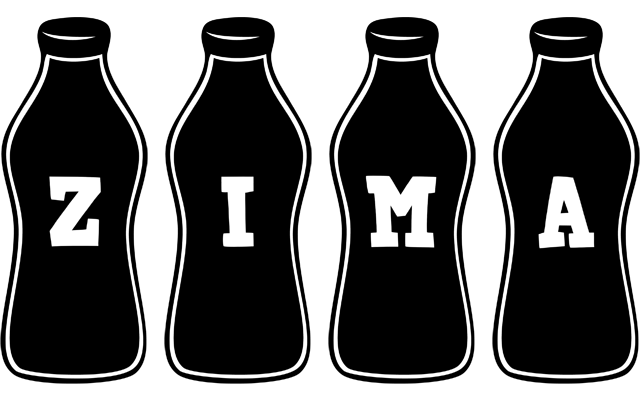 Zima bottle logo