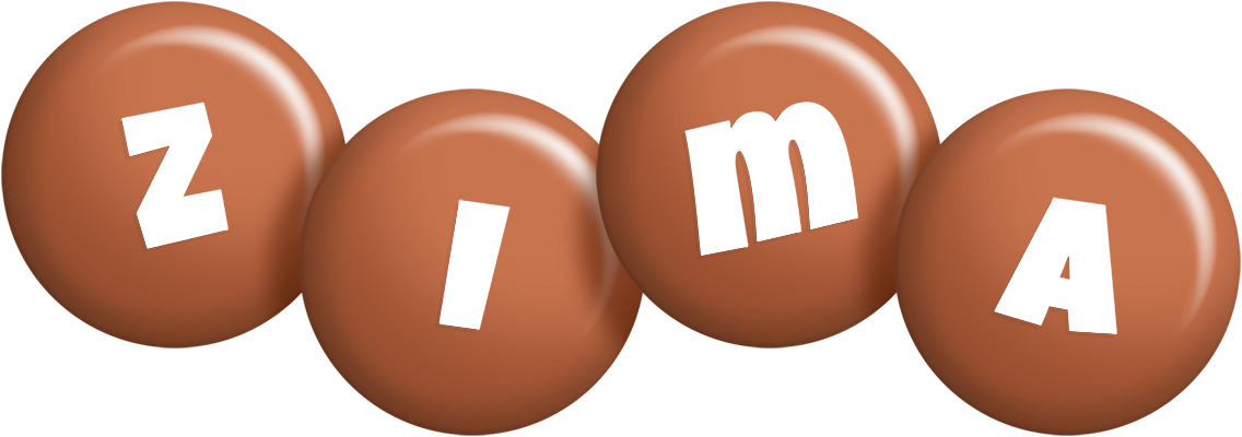Zima candy-brown logo