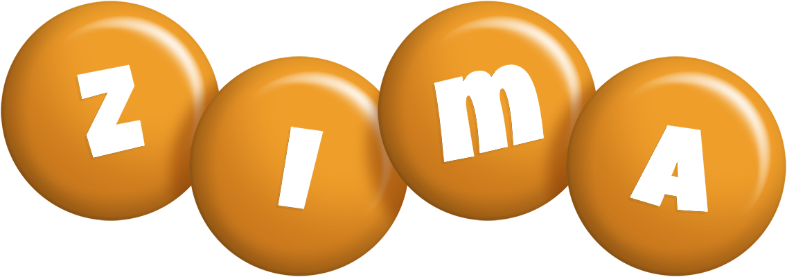 Zima candy-orange logo