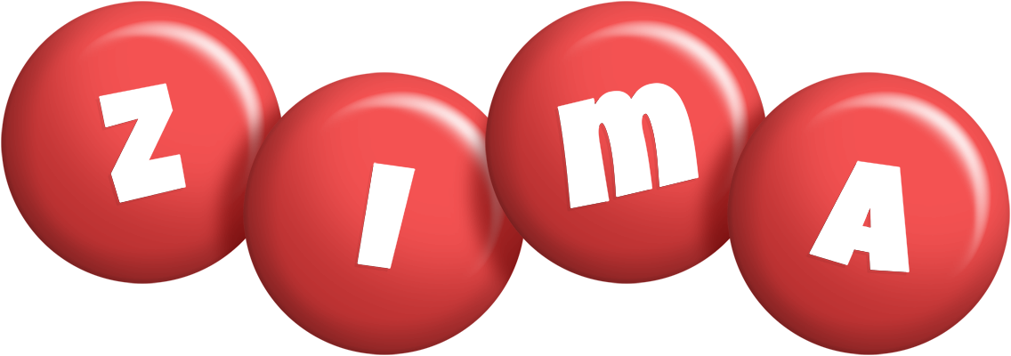 Zima candy-red logo