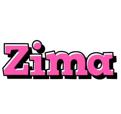 Zima girlish logo