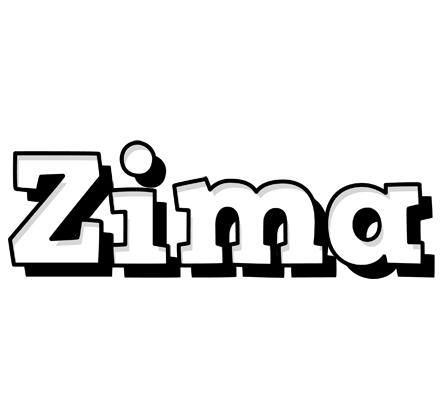 Zima snowing logo