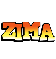 Zima sunset logo