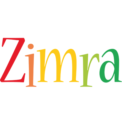 Zimra birthday logo