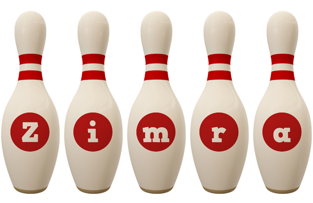 Zimra bowling-pin logo