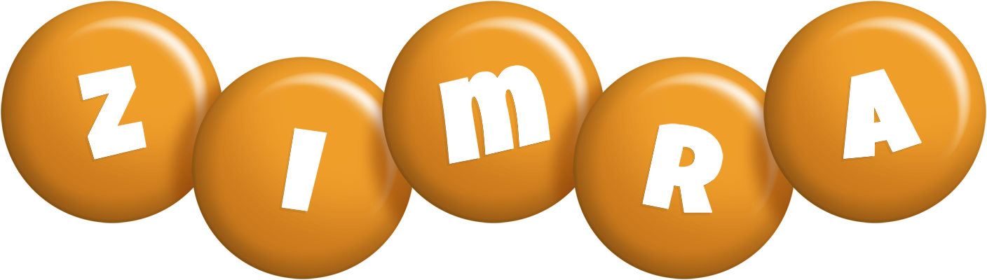 Zimra candy-orange logo