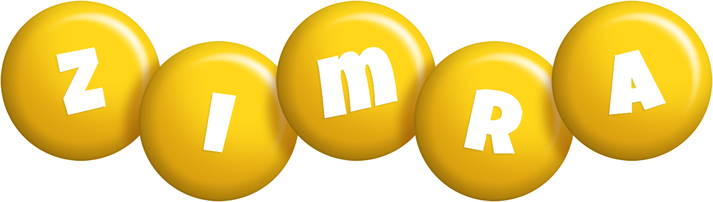 Zimra candy-yellow logo