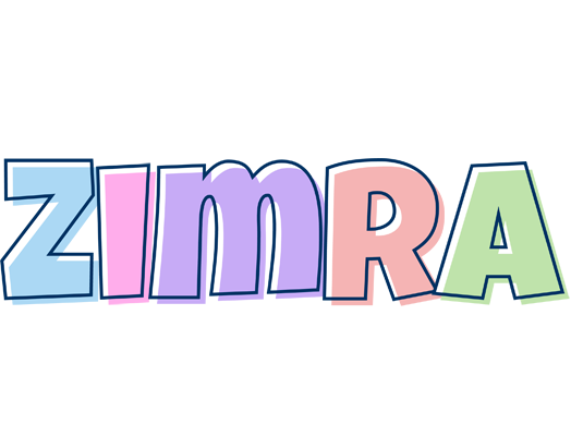 Zimra pastel logo