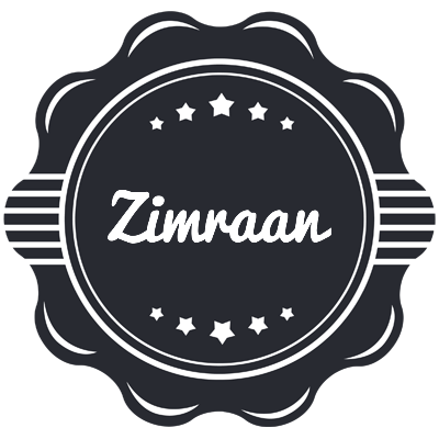 Zimraan badge logo