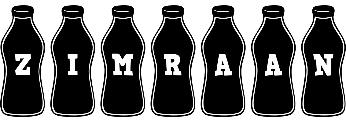 Zimraan bottle logo