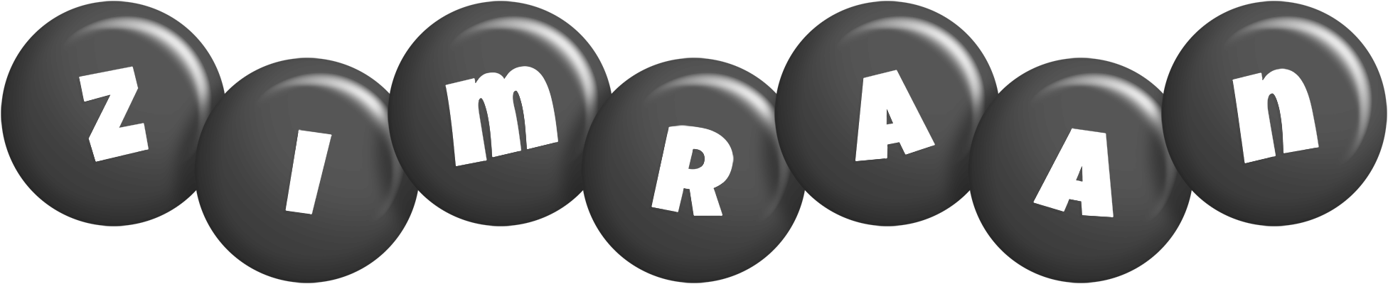Zimraan candy-black logo