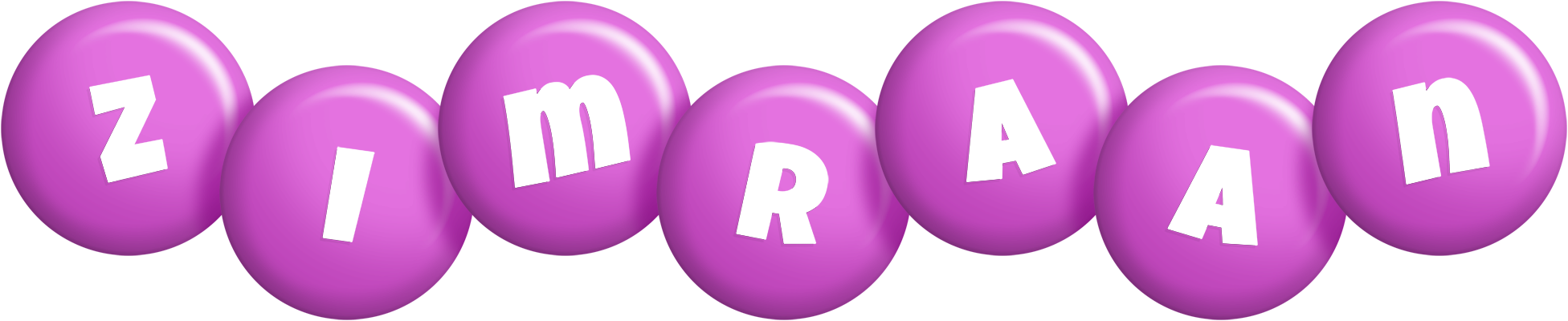 Zimraan candy-purple logo