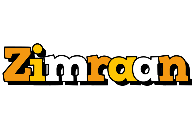 Zimraan cartoon logo