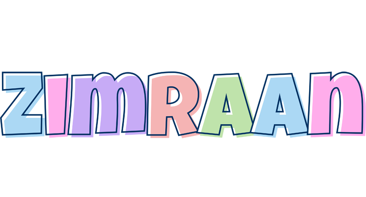 Zimraan pastel logo
