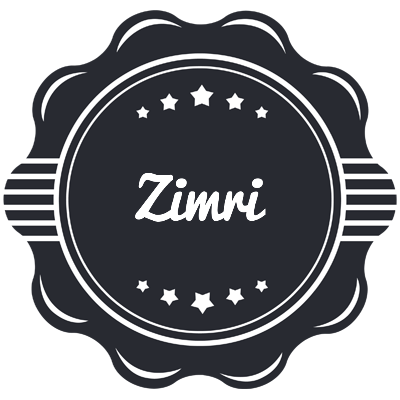 Zimri badge logo
