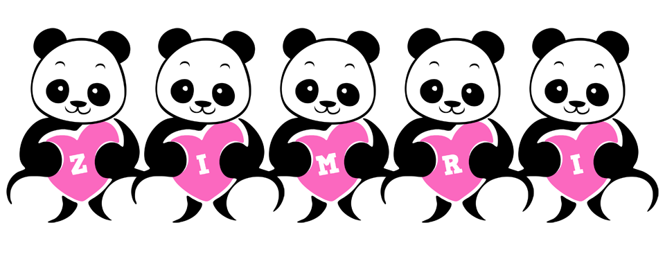 Zimri love-panda logo