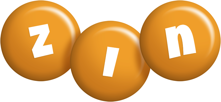 Zin candy-orange logo