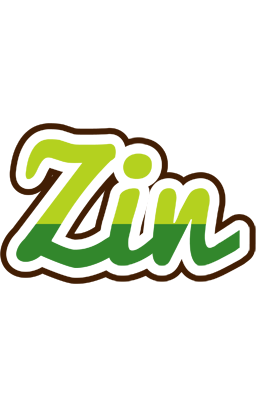 Zin golfing logo