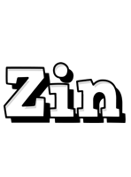 Zin snowing logo