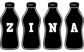 Zina bottle logo