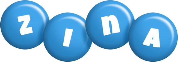 Zina candy-blue logo