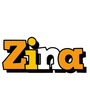 Zina cartoon logo