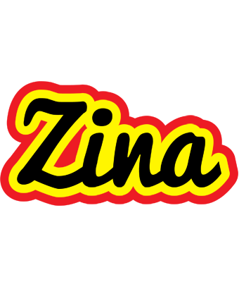 Zina flaming logo