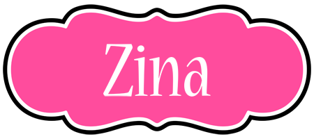 Zina invitation logo