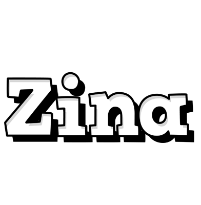 Zina snowing logo