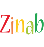 Zinab birthday logo