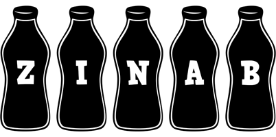 Zinab bottle logo