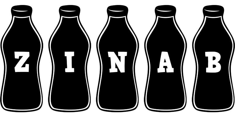 Zinab bottle logo