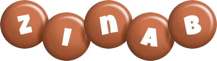 Zinab candy-brown logo