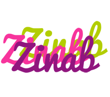 Zinab flowers logo