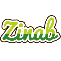 Zinab golfing logo