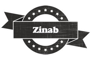 Zinab grunge logo