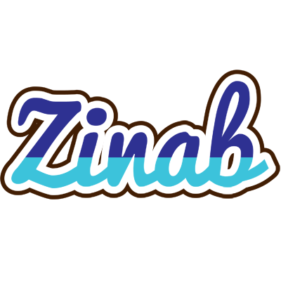 Zinab raining logo
