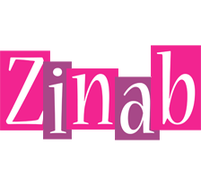 Zinab whine logo