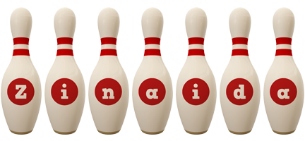 Zinaida bowling-pin logo