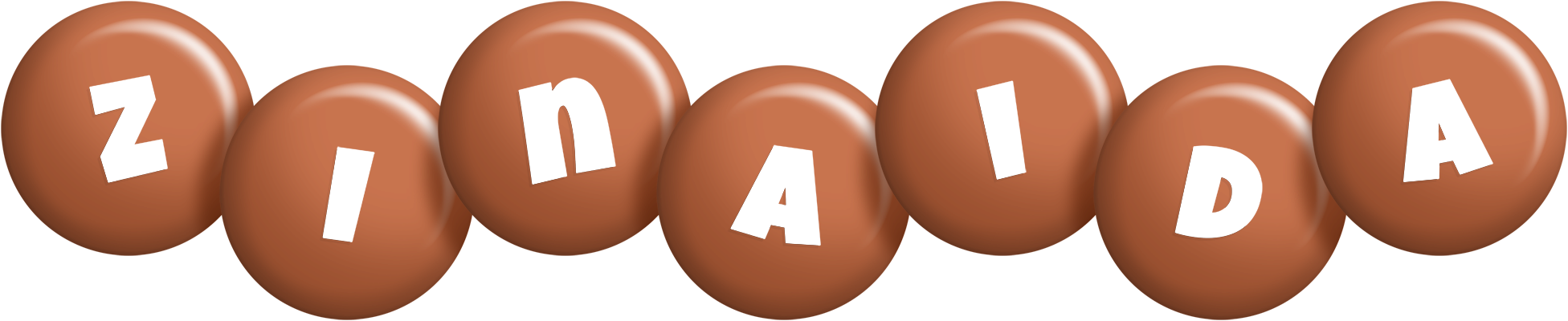 Zinaida candy-brown logo