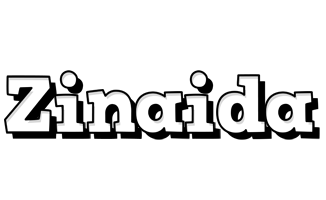 Zinaida snowing logo