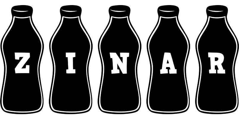 Zinar bottle logo