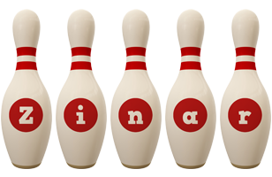 Zinar bowling-pin logo