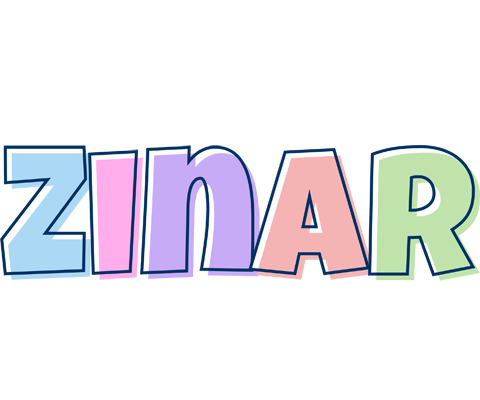 Zinar pastel logo
