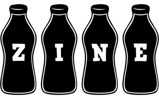 Zine bottle logo