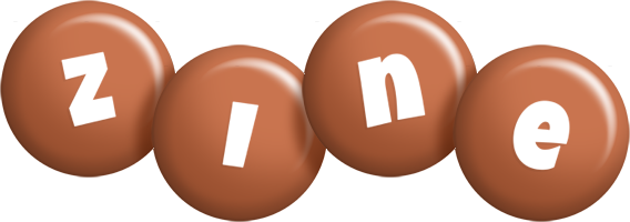 Zine candy-brown logo