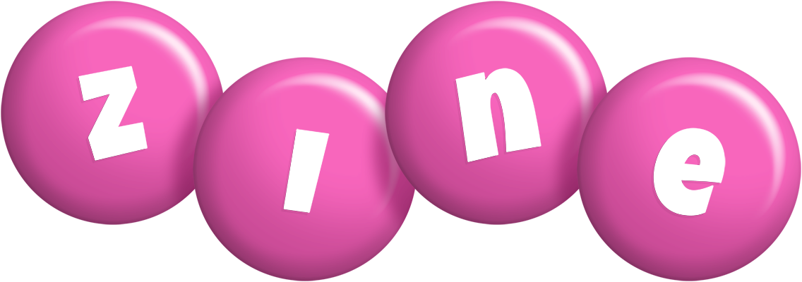 Zine candy-pink logo