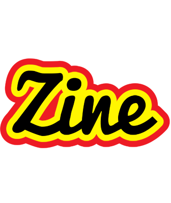 Zine flaming logo