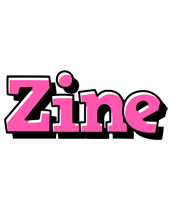 Zine girlish logo