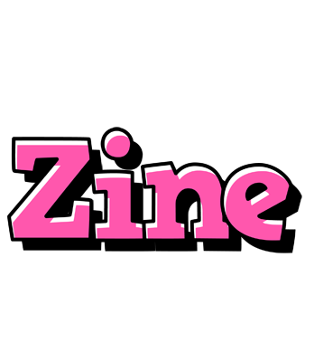Zine girlish logo